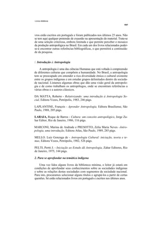 Temática indígena na escola