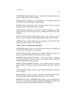 Temática indígena na escola