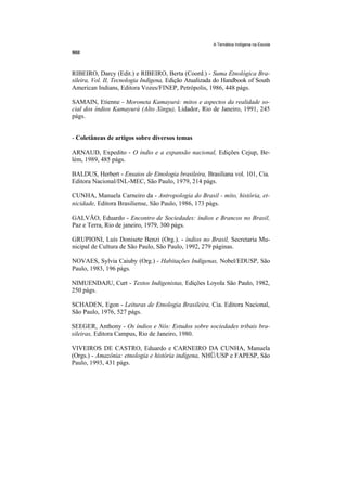 Temática indígena na escola