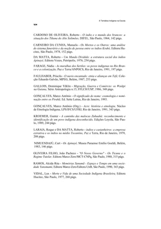 Temática indígena na escola