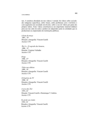 Temática indígena na escola