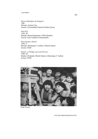 Temática indígena na escola