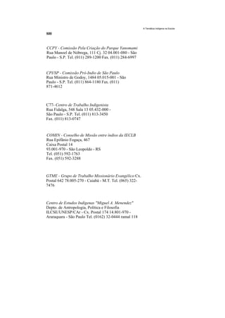 Temática indígena na escola