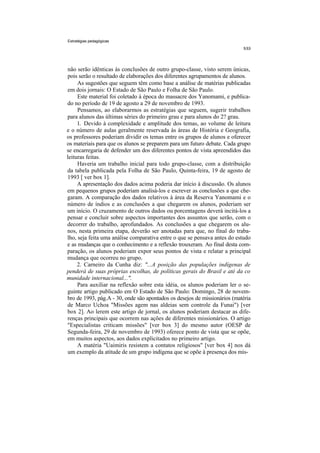 Temática indígena na escola