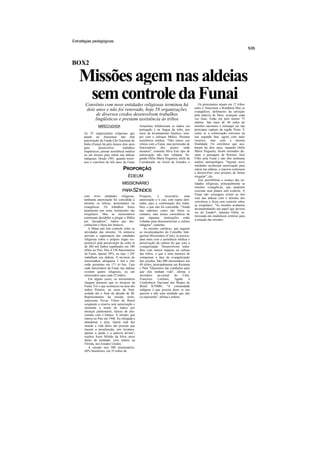 Temática indígena na escola