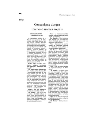 Temática indígena na escola