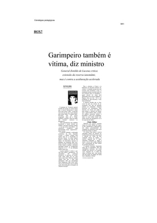 Temática indígena na escola