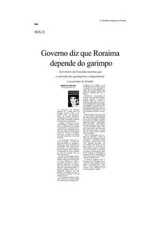 Temática indígena na escola