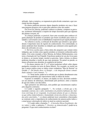 Temática indígena na escola