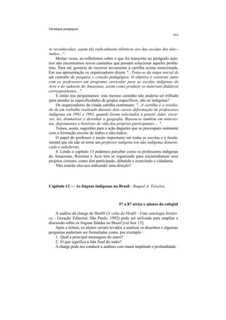 Temática indígena na escola