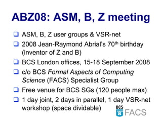 Ten Commandments of Formal Methods: A decade later