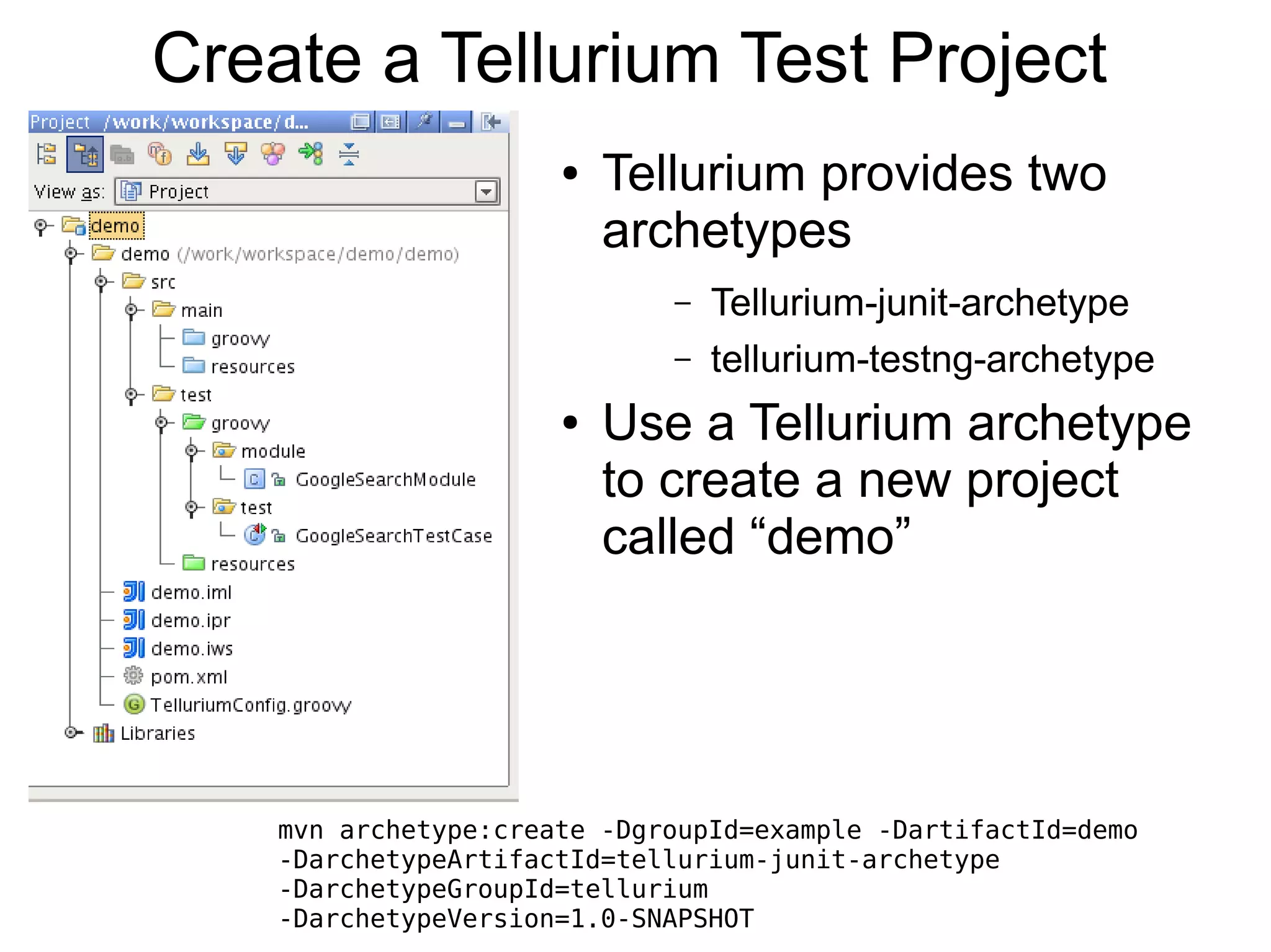 Ten Minutes To Tellurium