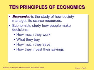Ten Principles Of Economics | PPT