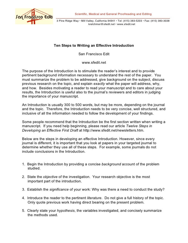 10 steps to writing an essay