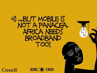 Ten Things You Didn't Know About ICTs and African Development