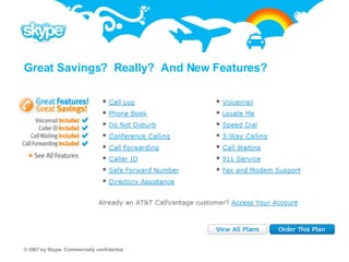 Great Savings?  Really?  And New Features? 