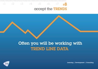 #1

#2

#3

#4

#5

#6

#7

#8

accept the TRENDS

Often you will be working with
trend line data
Learning | Development | Consulting

 