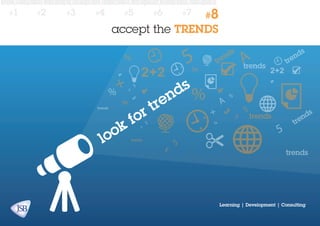 #1

#2

#3

#4

#5

#6

#7

#8

accept the TRENDS

tr

s

d
en

trends

tr

s

d
en

s
d

trends

ok
lo

or
f

en
tr

trends

tr

s

d
en

trends

trends

Learning | Development | Consulting

 