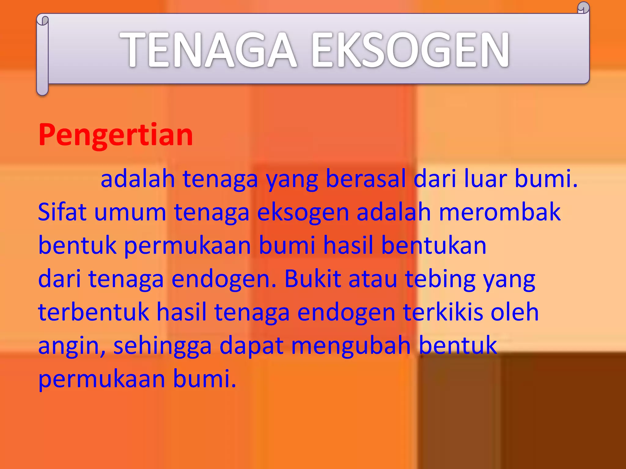 Tenaga eksogen PPTX