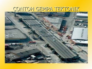 CONTOH GEMPA TEKTONIK
 
