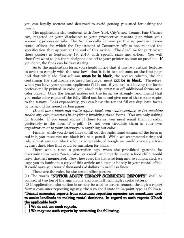 Tenant fair chance act what property owners and managers need to know…