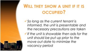 Unit Tenant Tenant marketing | PPTX