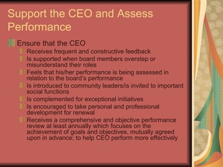 Ten Basic Responsibilities Of Directors | PPT