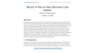 https://nakamotoinstitute.org/bitcoin/
 