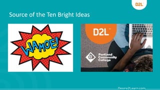 Source of the Ten Bright Ideas
 