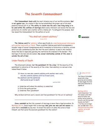 Ten commandment | PDF