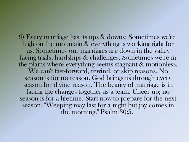 Ten Commandments For A Happy Married Life