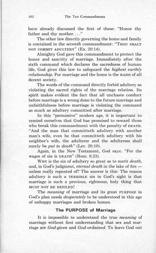 Ten commandments (prelim 1972)