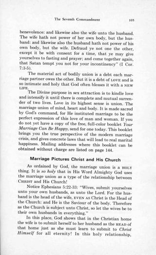 Ten commandments (prelim 1972)