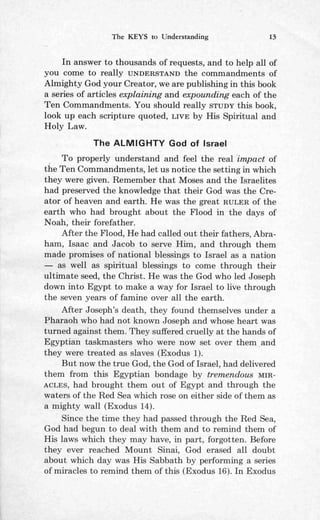 Ten commandments (prelim 1972)