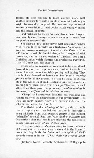 Ten commandments (prelim 1972)