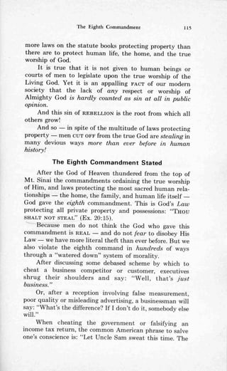 Ten commandments (prelim 1972)