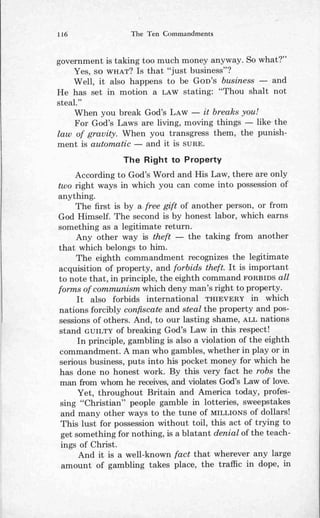 Ten commandments (prelim 1972)