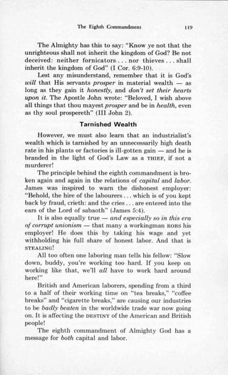 Ten commandments (prelim 1972)