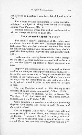 Ten commandments (prelim 1972)