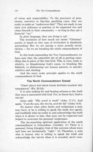 Ten commandments (prelim 1972)