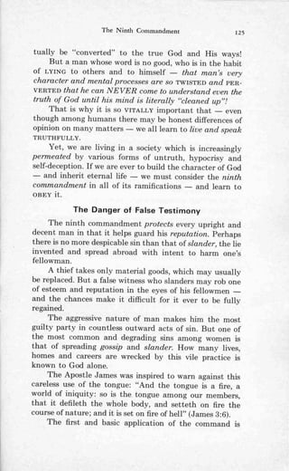 Ten commandments (prelim 1972)