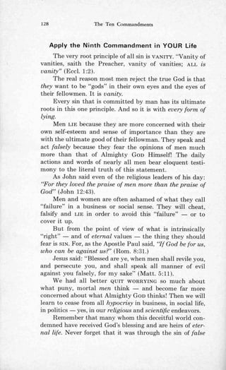 Ten commandments (prelim 1972)