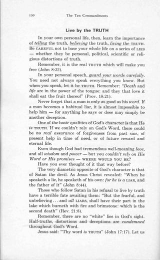 Ten commandments (prelim 1972)