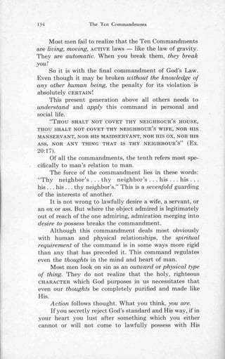 Ten commandments (prelim 1972)