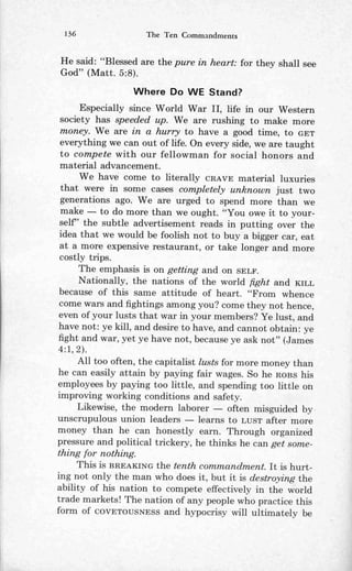 Ten commandments (prelim 1972)