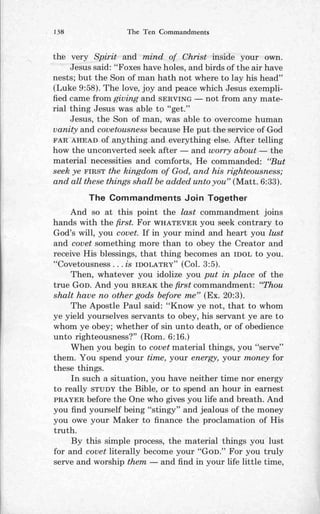 Ten commandments (prelim 1972)