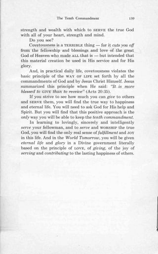 Ten commandments (prelim 1972)