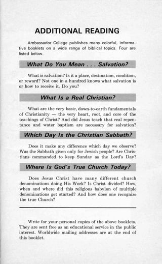 Ten commandments (prelim 1972)