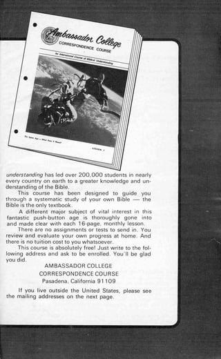 Ten commandments (prelim 1972)