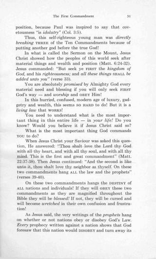 Ten commandments (prelim 1972)